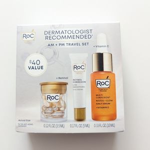 ROC AM PM Travel Set Retinol Correxion and Multi Correxion
